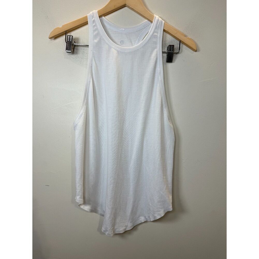 Lululemon Women's Medium White Athletic Racerback Tank Top Pullover